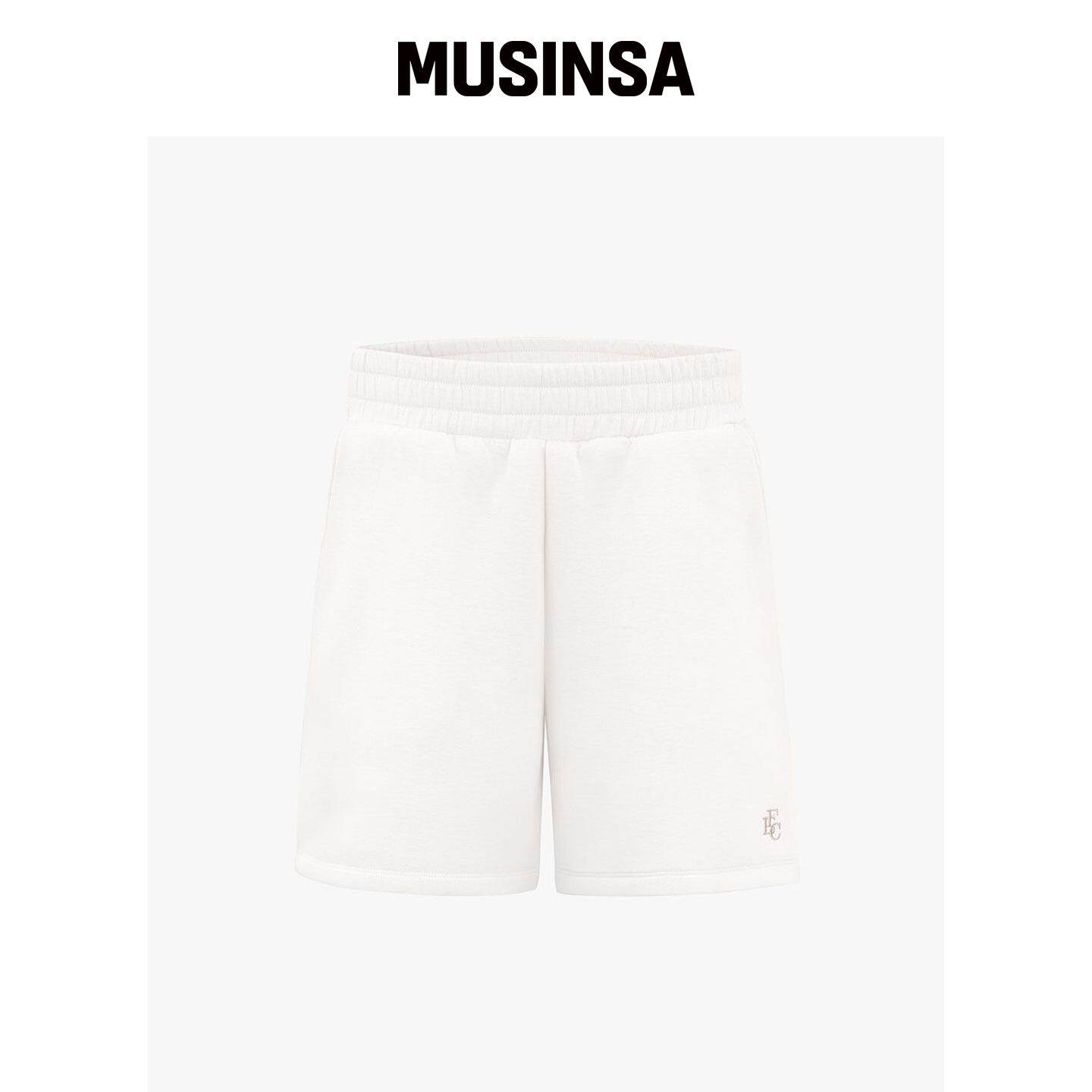 FAIRLIAR CLUB FLC 健身短裤_白色 MUSINSA韩国官网直邮进口图片