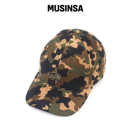 UNIVERSAL CHEMISTRY CORDUROY CAMO 米色棒球帽韩国官网直邮进口