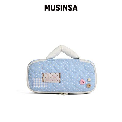 VANWALK bebe 绗缝化妆包[天蓝色] MUSINSA韩国官网直邮进口
