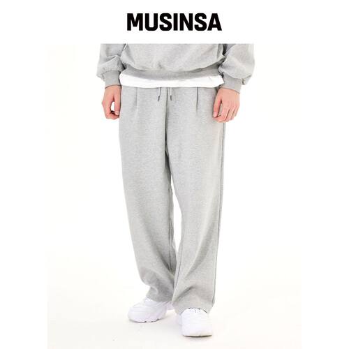 MOZMOZ MOOZ 单褶宽腿训练裤 GLEIGH MUSINSA韩国直邮官方正品