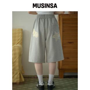 AMBLER Angel Star Patch Bermuda Pants ASP901韩国官网直邮进口