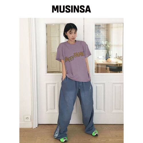 UNIVERSE GARMENT 口腔喷雾宽松短裤_BLUE MUSIN韩国官网直邮进口