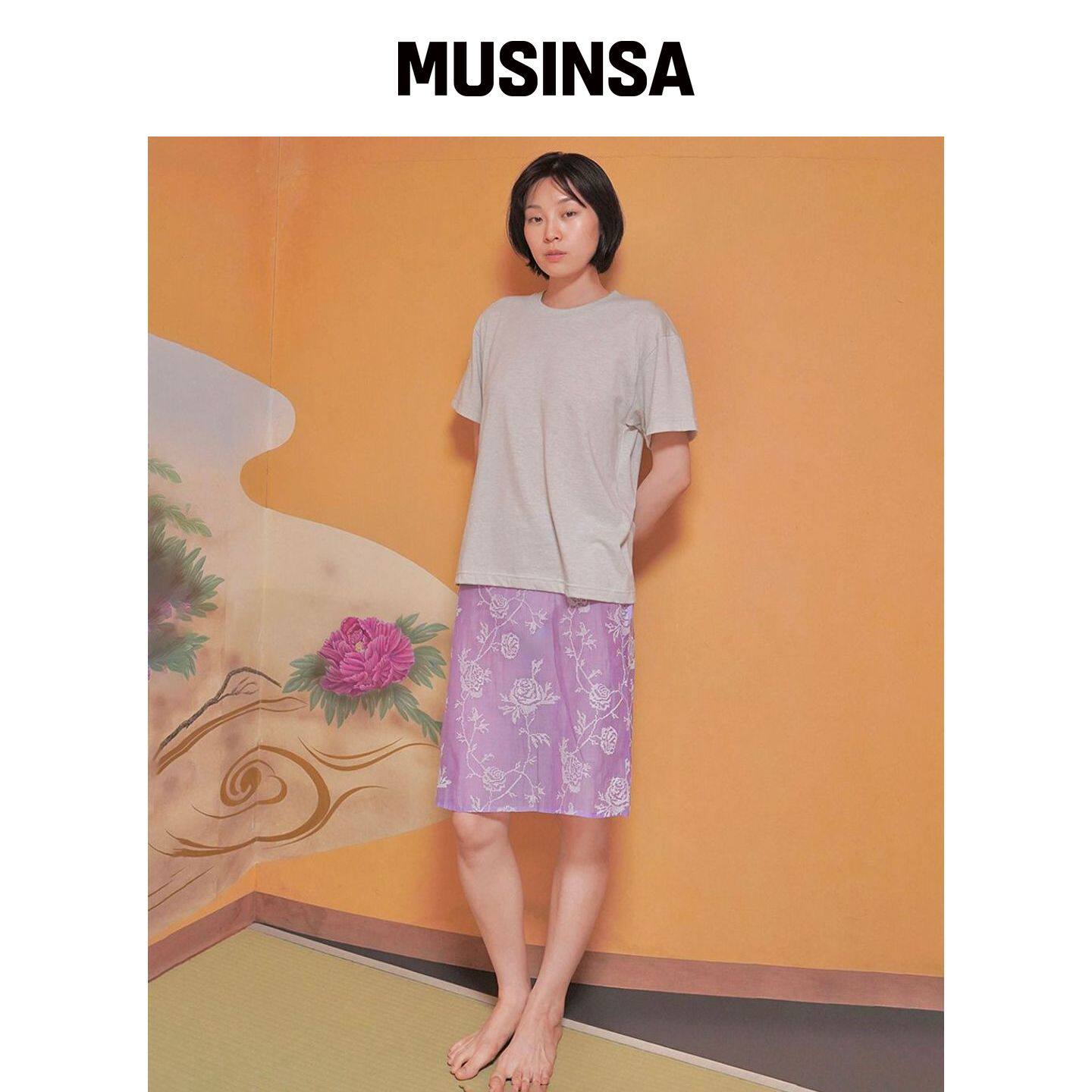 NUUANU Chandra 裙子_紫色 MUSINSA韩国官网直邮进口