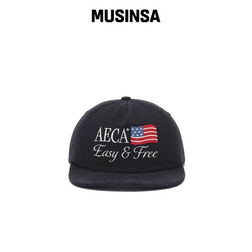 AECA AECA 简约自由国旗帽-黑色 MUSINSA韩国直邮官方正品
