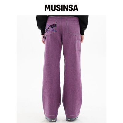 LUVISTRUE DN STAR CARPENTER PANTS（粉色）韩国官网直邮进口