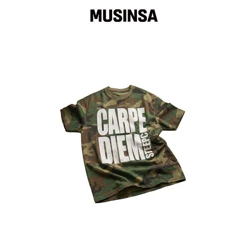 STEEPC Carpe diem*迷彩T恤 MUSINSA韩国直邮官方正品