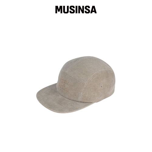 GRAIN DE BEAUTE CORDUROY CAMP CAP [米色] MUS韩国官网直邮进口
