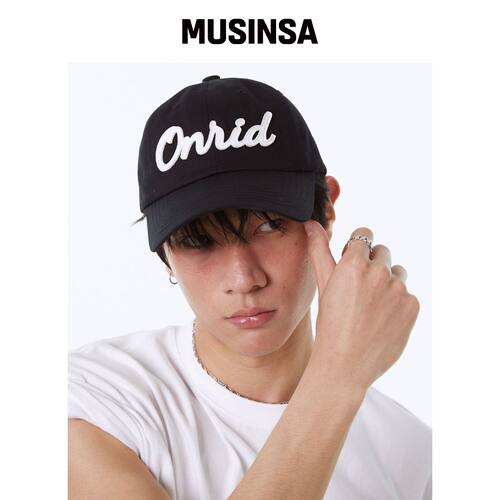 ONRIDPROJECT PLEA 棒球帽 - VLACK MUSINSA韩国官网直邮进口