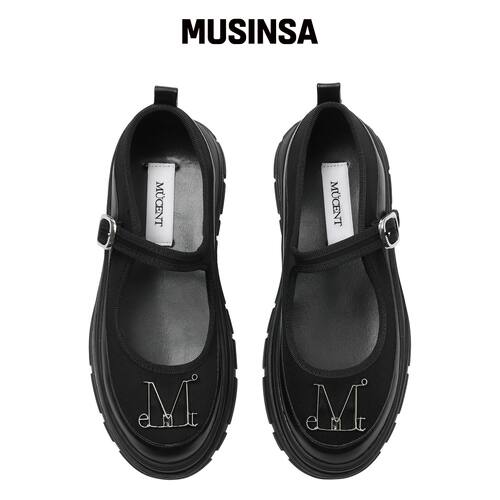 MUCENT TILIA 金属标志点缀玛丽珍鞋 MUSINSA韩国官网直邮进口