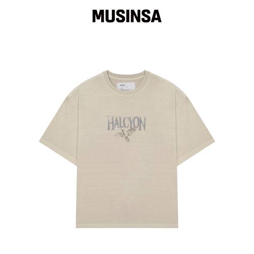 MTTIRÉ HALCYON雕像水洗T恤 / 象牙白 MUSINSA韩国官网直邮进口