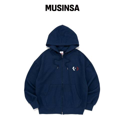 KENDA K-STAR LOGO HOOD ZIP-UP (深蓝色)韩国官网直邮进口