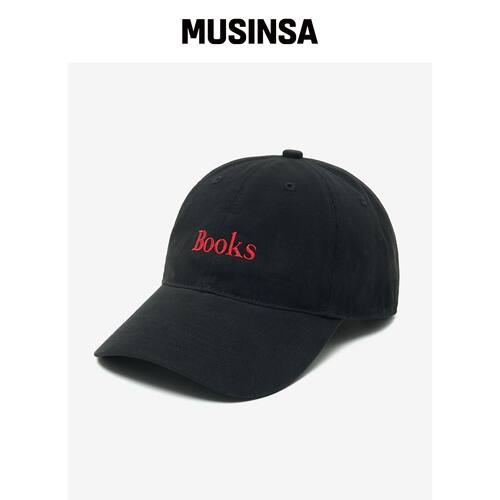 LADY VOLUME Books 棉质棒球帽 (黑色) MUSINSA韩国直邮官方正品