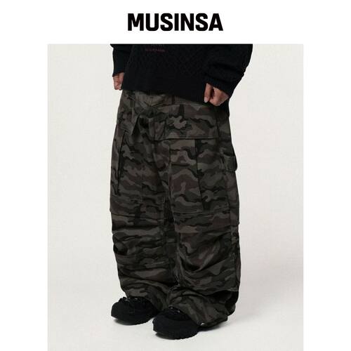 IDWS Ignis斜纹工装裤 多色 MUSINSA韩国官网直邮进口