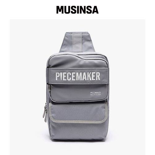 PIECE MAKER NEW FOLDER SLING BAG (浅灰色)韩国官网直邮进口