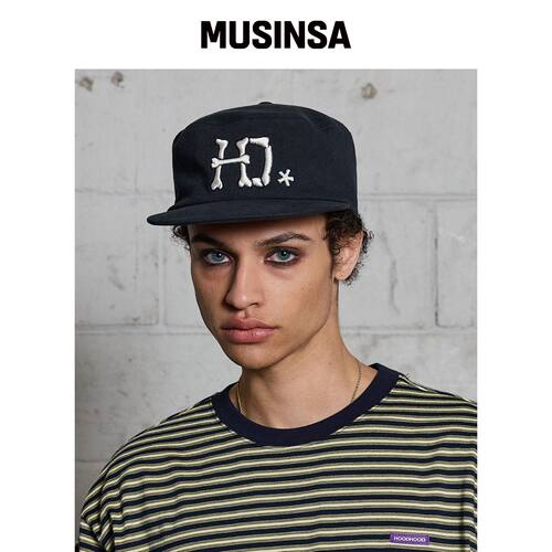 HOODHOOD 斯凯雷顿 HD 盒子帽 深蓝色 MUSINSA韩国直邮官方正品