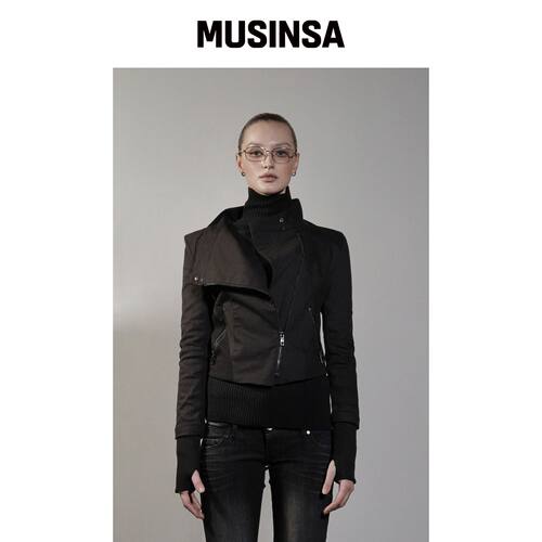 COVETT AUTOMATIC COTTON JACKET [BLACK]韩国官网直邮进口