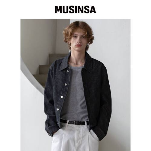 DECOROSO 早秋牛仔外套休闲时尚设计感MUSINSA韩国官网直邮进口