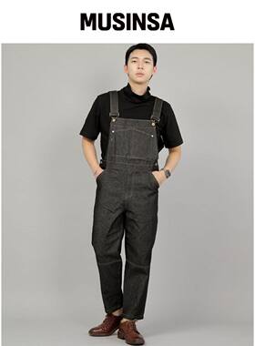 SAINTCREW HAUS宠物窝 tapered剪裁背带裤 HTC-6韩国官网直邮进口
