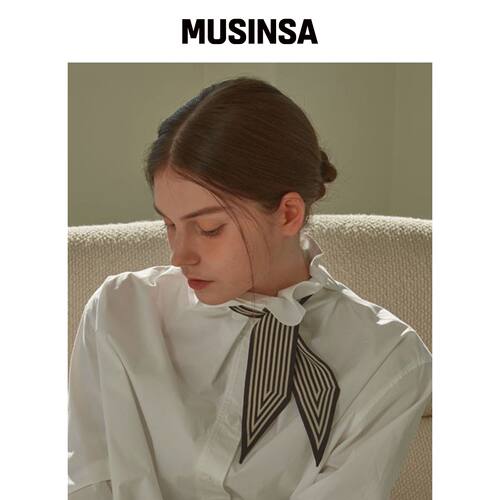 WHITE PROJECT [礼品盒]_条纹丝巾_4色韩国官网直邮进口MUSINSA