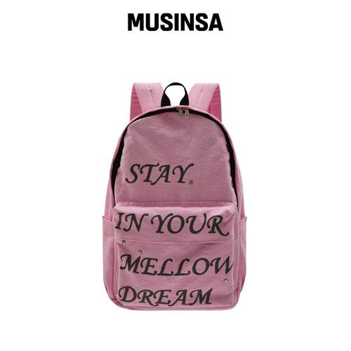 WAIKEI MELLOW DREAM WASH背包 PINK MUSINSA韩国官网直邮进口