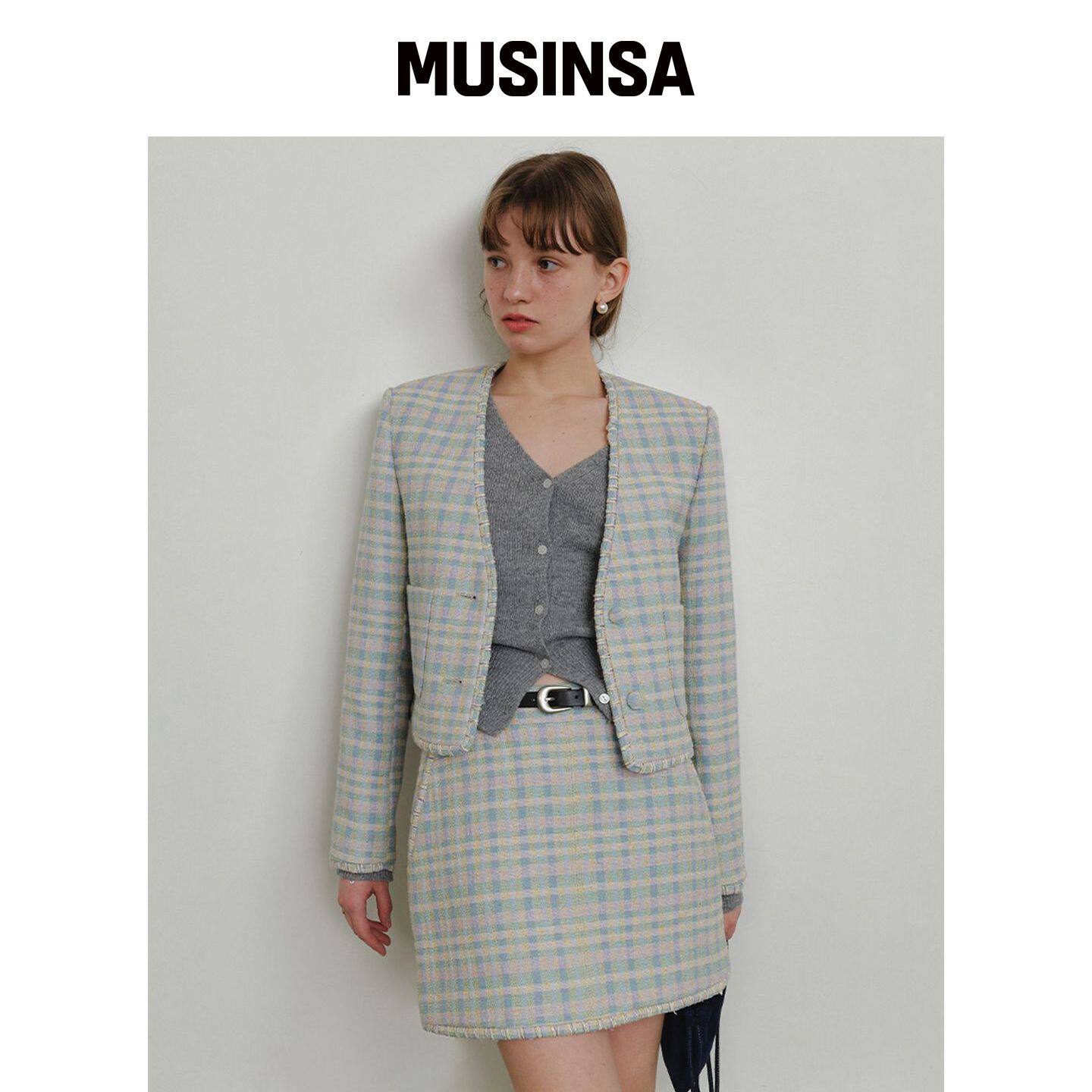IULAI Aurora 裙子 薰衣草紫色 MUSINSA韩国官网直邮进口