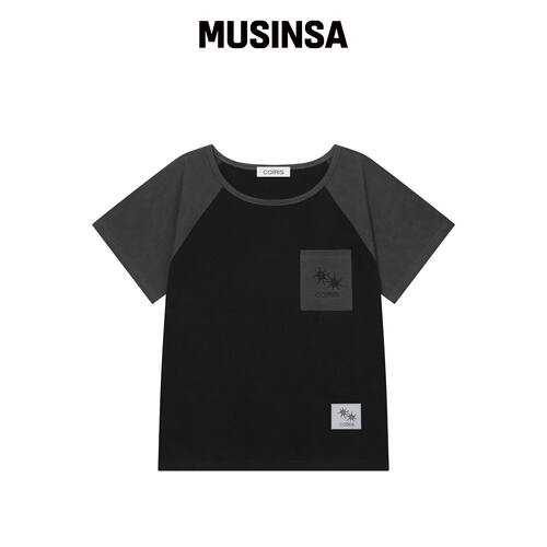 COIRIS ISH拼色短袖T恤（2色） MUSINSA韩国官网直邮进口