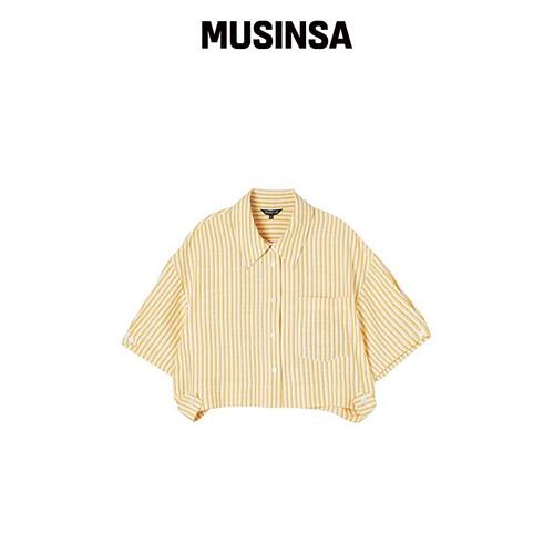LAP 比乔 cropped 衬衫型 blouse AQ2WB565韩国官网直邮进口