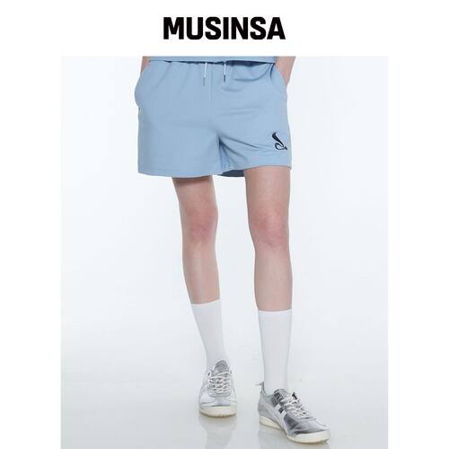 LUVISTRUE 弯曲L型裤子（天蓝色） MUSINSA韩国直邮官方正品