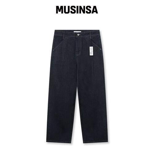 BESLOW CONE MILL 深色单褶牛仔裤 MUSINSA韩国直邮官方正品