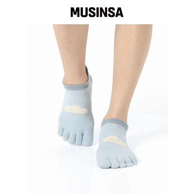 THUMBTOE Fluffy Pilates 及膝袜防滑袜韩国官网直邮进口MUSINSA