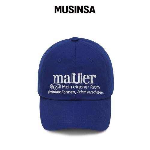 MAUER MAUER BERLIN LEISE CAP（蓝色） MUSINSA韩国直邮官方正品