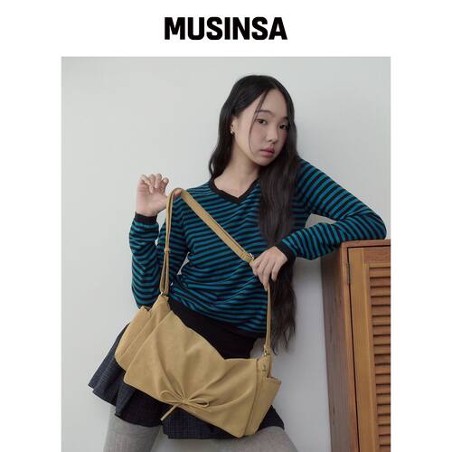 MYSHELL HUGG SUADE 单肩包_35061SH(2color) MU韩国官网直邮进口