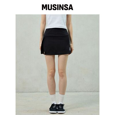 ARI BONNY JERSEY SKIRT PANTS / 黑色韩国官网直邮进口MUSINSA