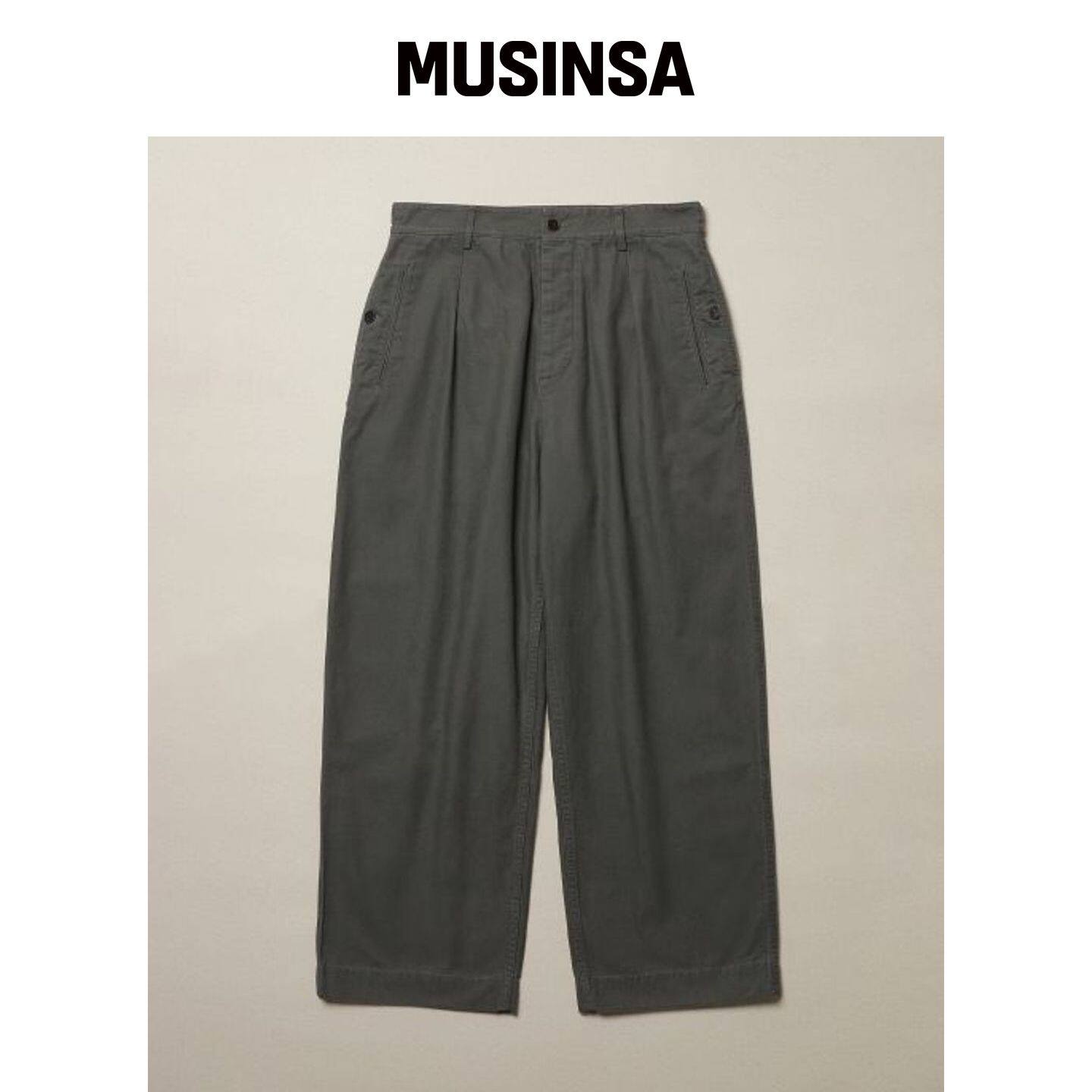 ESFAI FRENCH ARMY PANTS(橄榄灰色) MUSINSA韩国官网直邮进口