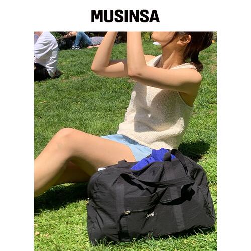 HAAG 黑色旅行袋 MUSINSA韩国官网直邮进口