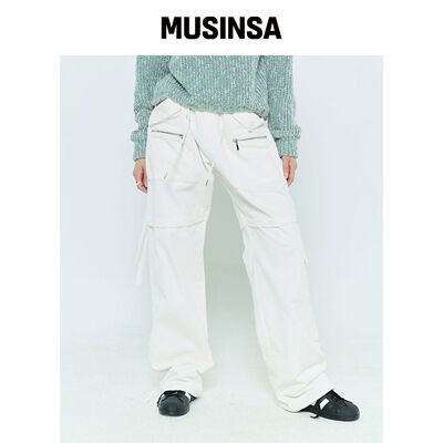 LARTIGENT L6 灯芯绒口袋裤（象牙色） MUSINSA韩国官网直邮进口