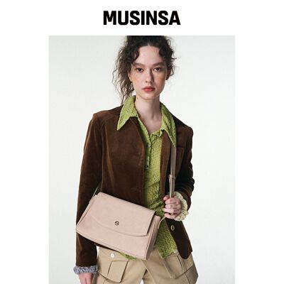 SEMICODE capture bag mini_suede light beige韩国官网直邮进口