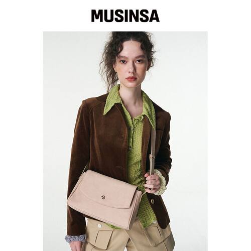 SEMICODE capture bag mini_suede light beige韩国官网直邮进口