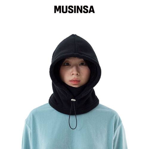 KOOKEESEE 抓绒巴拉克拉法帽_黑色 MUSINSA韩国直邮官方正品