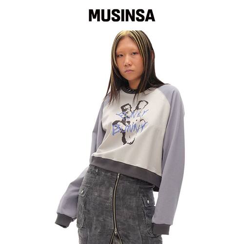 YOUTHBATH PUNKY BUNNY 卫衣_灰色 MUSINSA韩国官网直邮进口