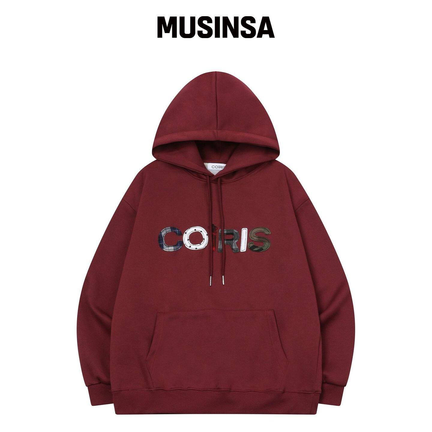 COIRIS 班迪复古贴花logo连帽卫衣 (3色) MUSINS韩国官网直邮进口