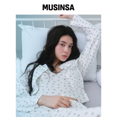 LETEDE PAULINE 046B 布鲁埃特长袖开衫睡衣 MUS韩国官网直邮进口