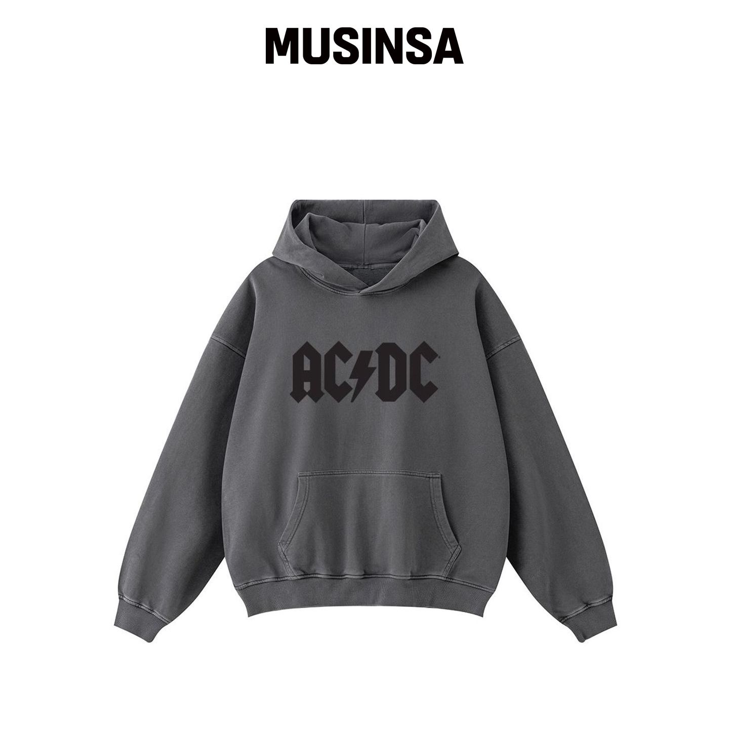 BRAVADO ACDC Logo 连帽卫衣（Pigment CC）（BR韩国官网直邮进口图片