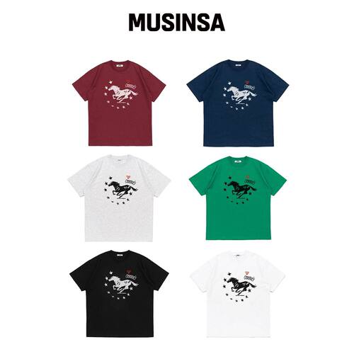 COSO CC STAR HORSE 短袖T恤_6种颜色韩国官网直邮进口MUSINSA