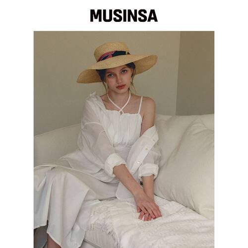 HYBERNAT 吊带仙女连衣裙_白色 MUSINSA韩国直邮官方正品