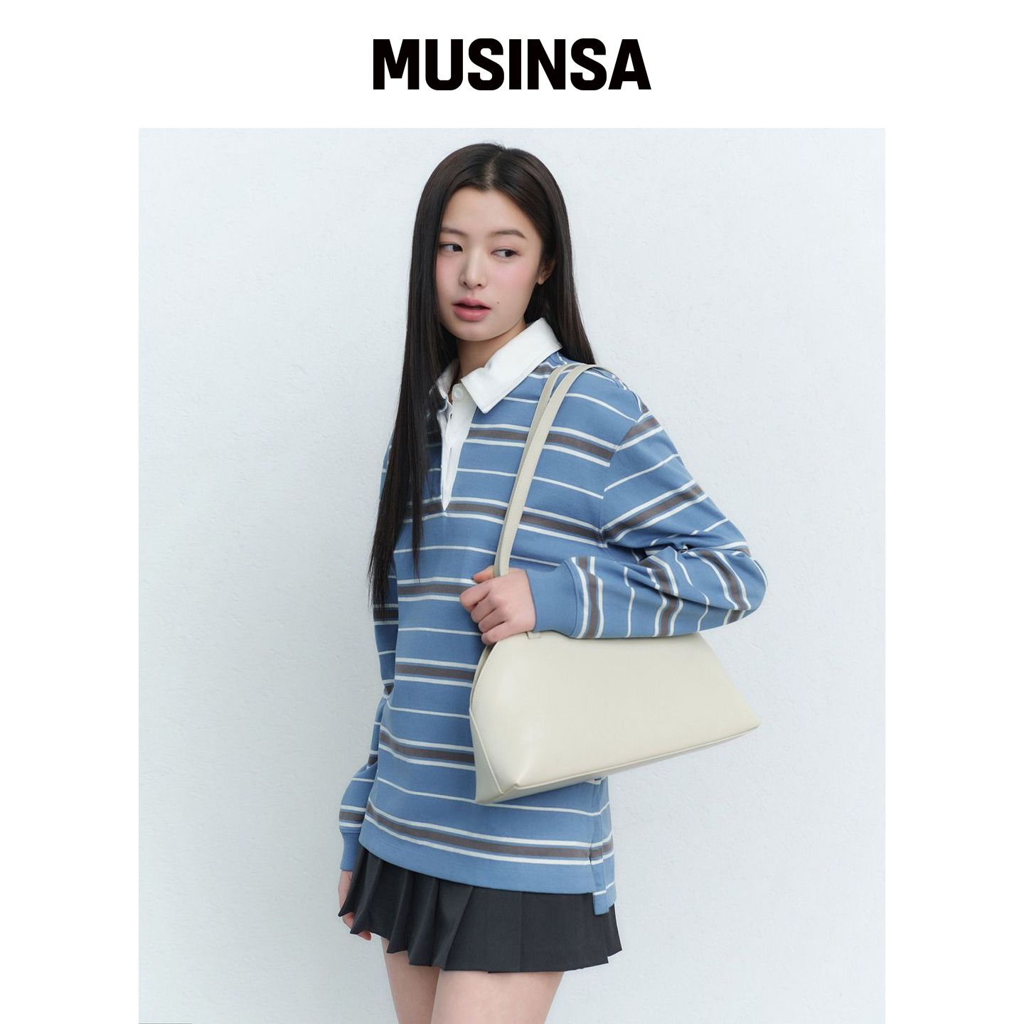 MUSINSA STANDARD WOMAN PAULE KA 女士放松多条韩国官网直邮进口 - 实物图