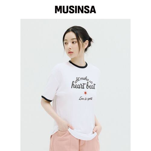 BORN CHAMPS [3 COLORS] LOVE WRANGLER 女士短T韩国官网直邮进口