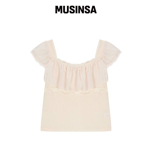 BELLIALEU PRINCESS BLOUSE 粉色衬衫 MUSINSA韩国官网直邮进口