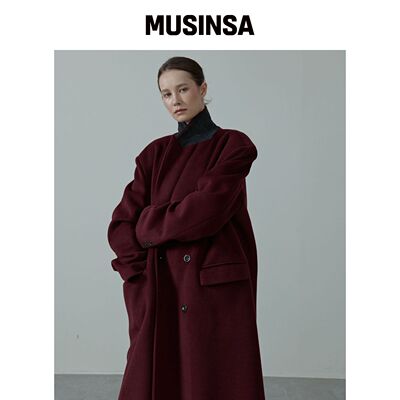 AHRE Mure Peaked Over Tailored Double Wool C韩国官网直邮进口
