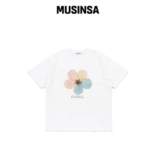 COSO 美妆花卉短袖T恤 (WHITE) MUSINSA韩国官网直邮进口